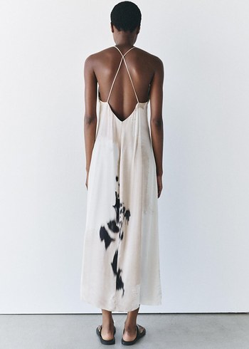 Saten zara elbise - Görsel 3