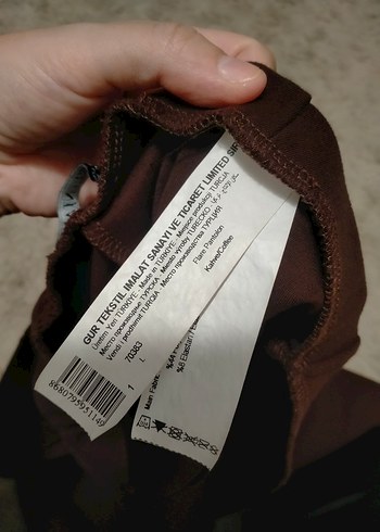 Kadın Kahverengi Rahat Kesim Midi Pantolon - Görsel 4