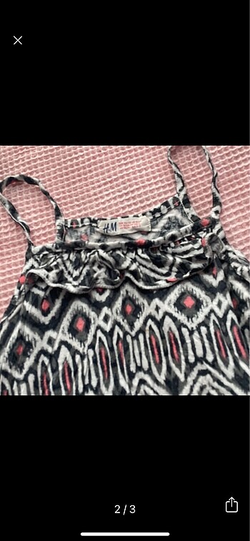 H&M H&M kız çocuk asklı uzun elbise