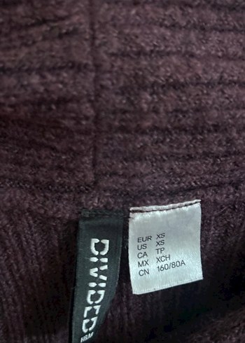 Mor Triko Boğazlı Kadın Kazak - Görsel 2