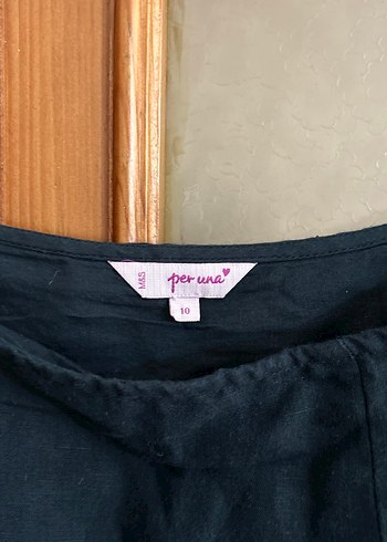 Bohem Mor Nakışlı Midi Etek - Görsel 2