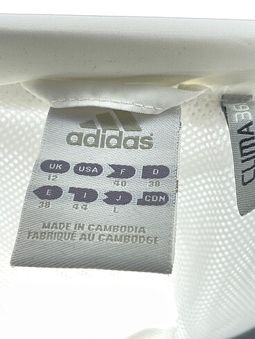 40 Beden beyaz Renk Adidas Ceket %70 İndirimli.