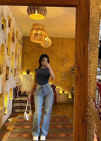 xs Beden mavi Renk Strafivarius D92 jeans