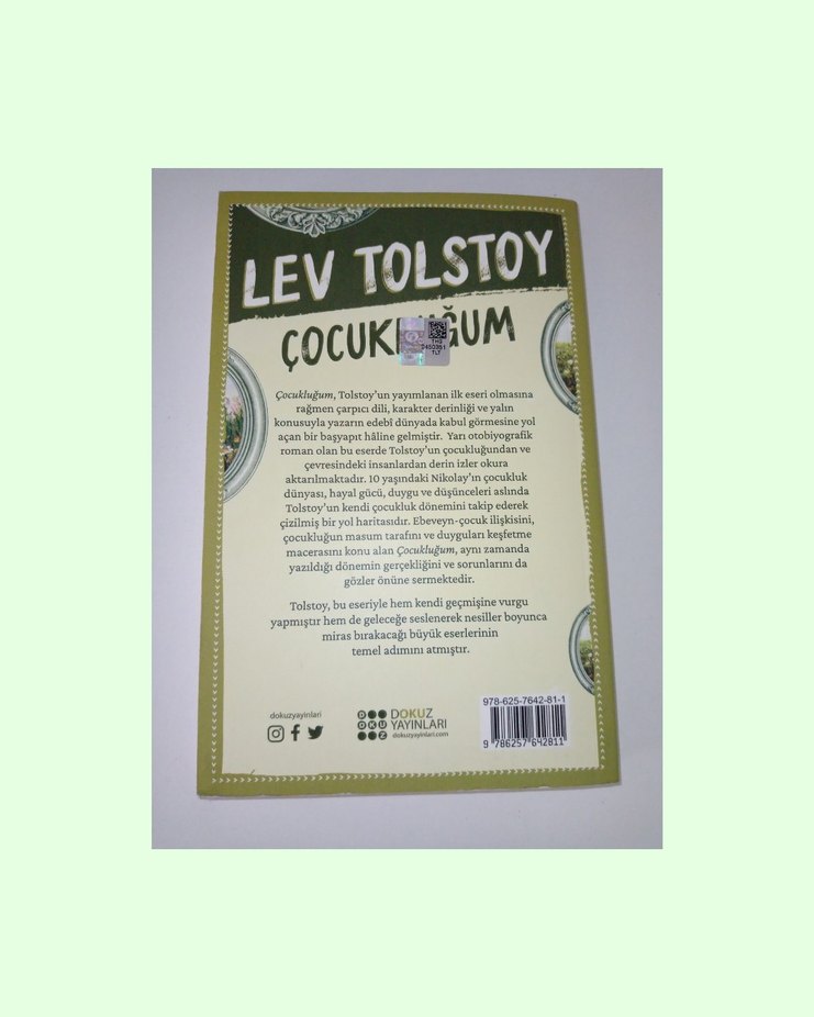 Lev Tolstoy - Çocukluğum - Görsel 2