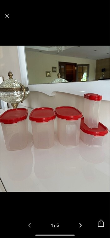 Tupperware Erzak ve baharat kabı