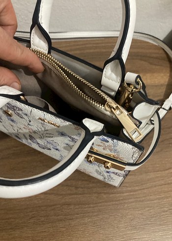 Bohem Desenli Beyaz Kadın Çanta - Görsel 3