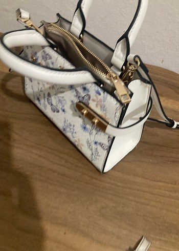 Bohem Desenli Beyaz Kadın Çanta - Görsel 2