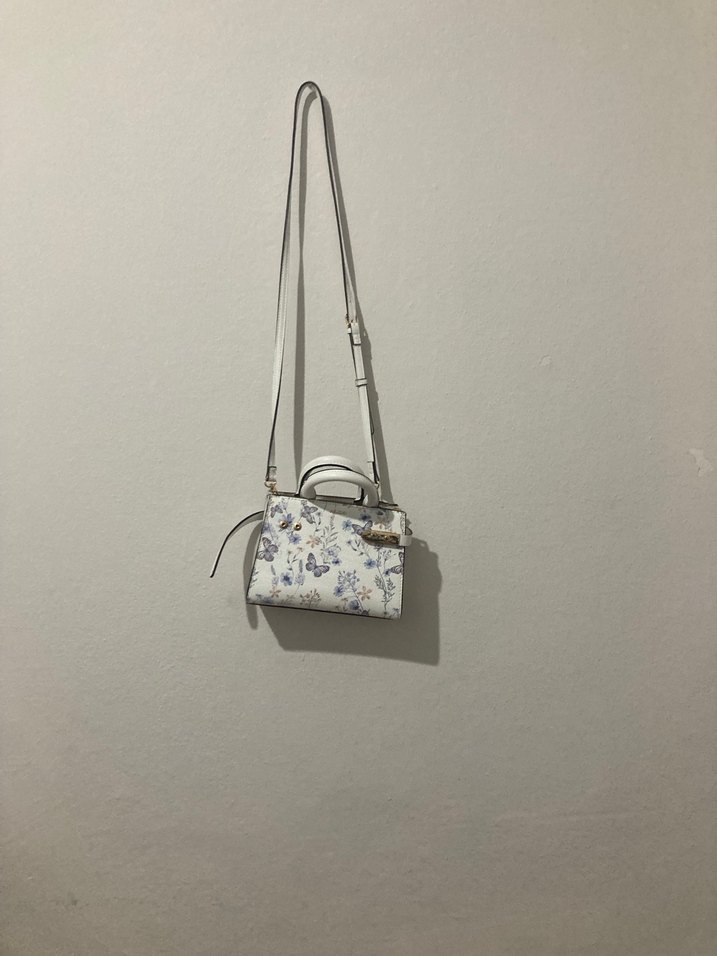 Bohem Desenli Beyaz Kadın Çanta - Görsel 5