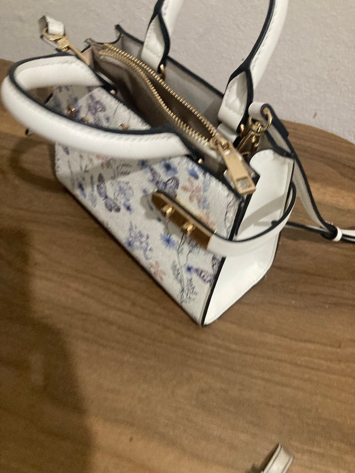 Bohem Desenli Beyaz Kadın Çanta - Görsel 2