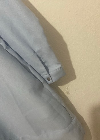 Mavi, Yüksek Yakalı Kadın Tunik - Görsel 3