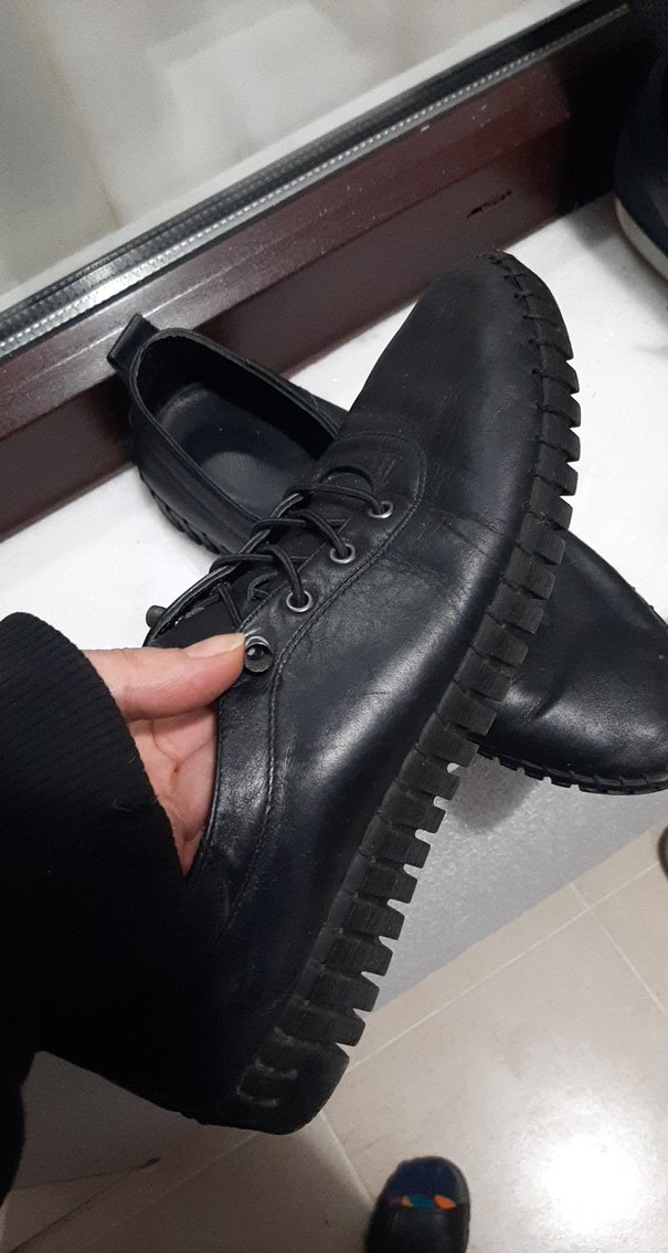 Siyah Erkek Klasik Bağcıklı Ayakkabı - Görsel 2