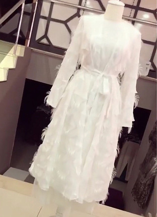 Tüylü kimono 