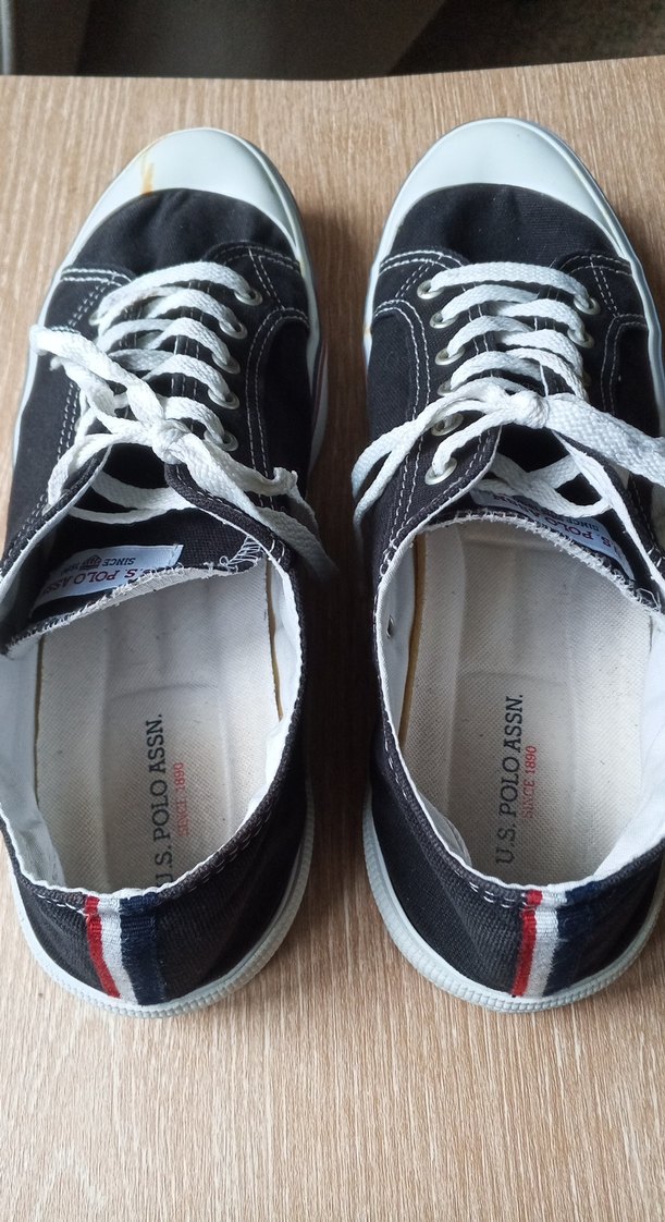 Siyah Bağcıklı Düz Tabanlı Kadın Spor Ayakkabı - Görsel 5