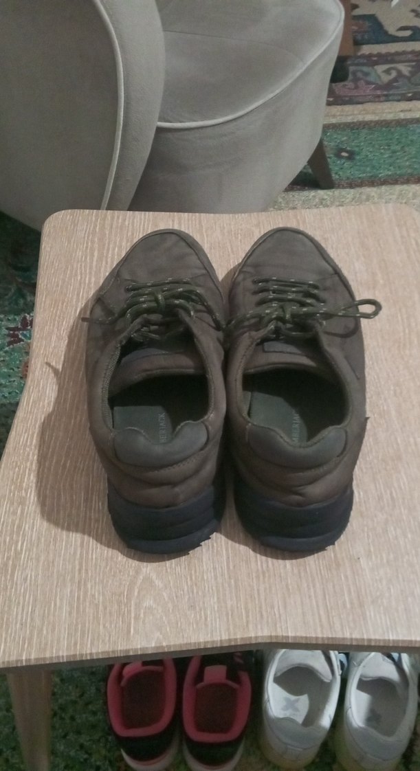 Erkek Kahverengi Spor Ayakkabı Bağcıkları - Görsel 4