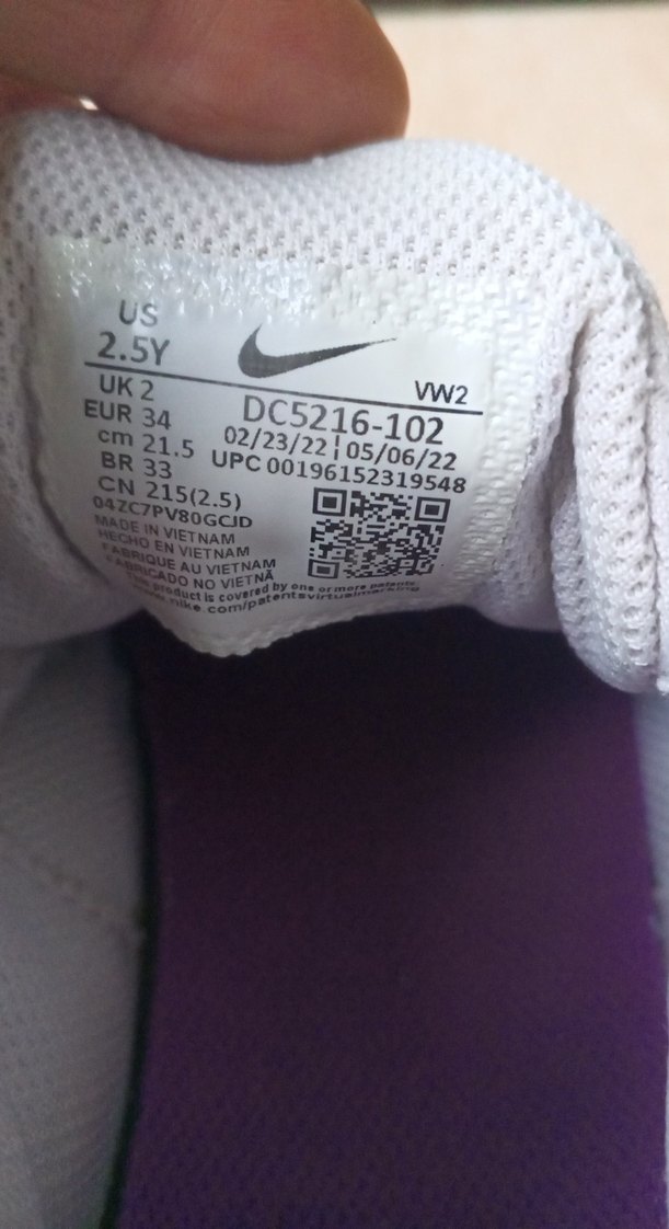 Gri Beyaz Kadın Spor Ayakkabı Velcro Detaylı - Görsel 5