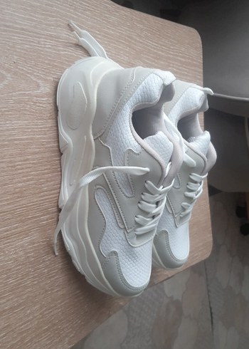 Defacto Beyaz Bağcıklı Sneaker Kadın Ayakkabı