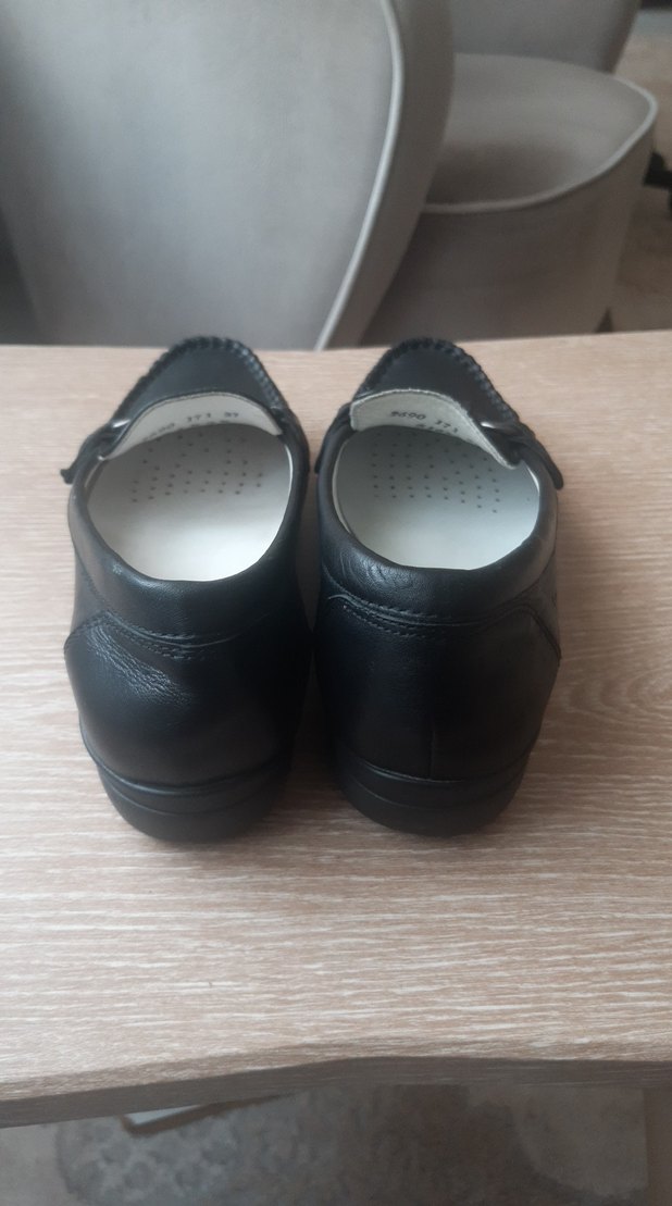 Greyder Kız Çocuk Gri Tokalı Loafer Ayakkabı - Görsel 4