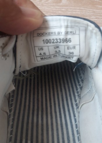 Dockers erkek Çocuk Denim Gri Bağcıklı Ayakkabı - Görsel 6