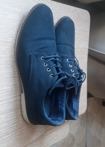 De facto Koyu Mavi  Minimalist Erkek Ayakkabı 42  numara - Görsel 3