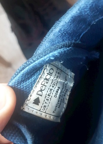 De facto Koyu Mavi  Minimalist Erkek Ayakkabı 42  numara - Görsel 6