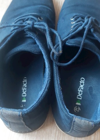 De facto Koyu Mavi  Minimalist Erkek Ayakkabı 42  numara - Görsel 5