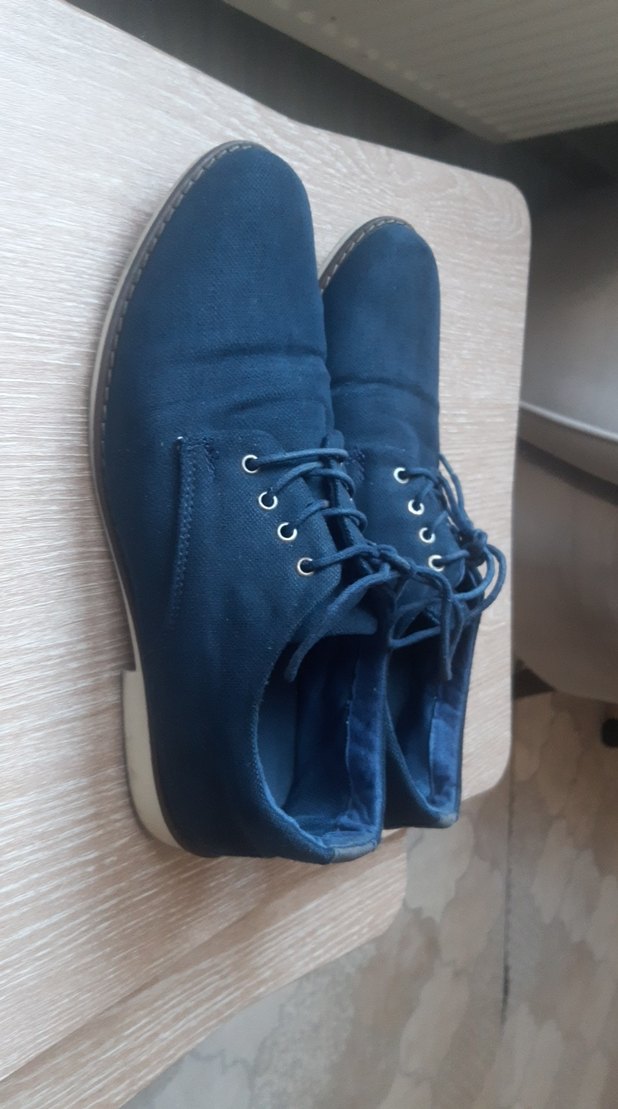 De facto Koyu Mavi  Minimalist Erkek Ayakkabı 42  numara - Görsel 3