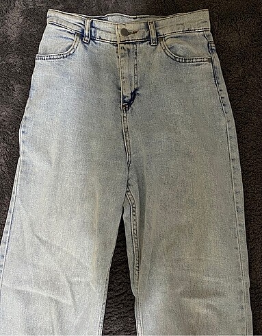 27 Beden Mavi mom jean