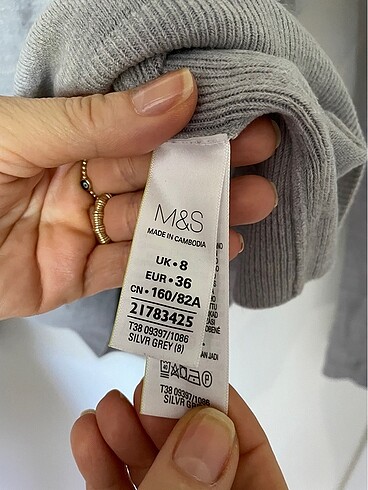 Marks & Spencer M&s gri triko
