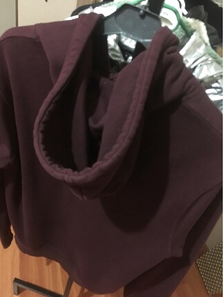 m Beden bordo Renk Pull&bear bordo sweatshirt