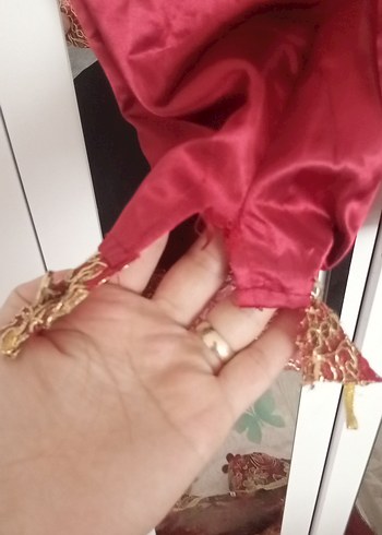 8 Yaş Beden bordo Renk Diger Bordo Nakışlı Uzun Kollu bindalli