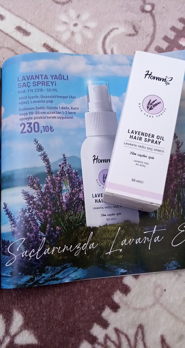 Lavanta Yağlı Saç Spreyi 50 ml - Görsel 4