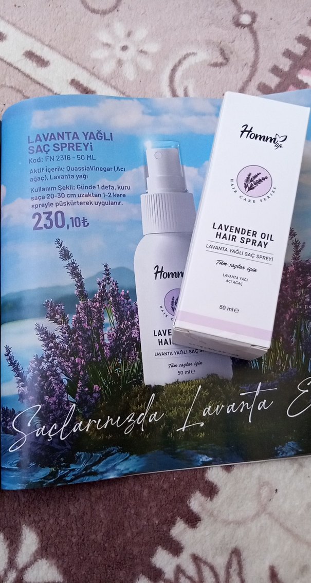 Lavanta Yağlı Saç Spreyi 50 ml - Görsel 3