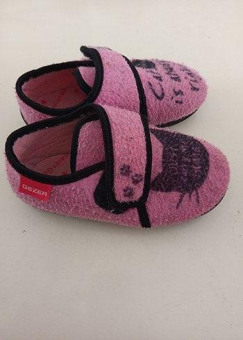 Kız Çocuk Pembe Polar Kaydırmaz Terlik - Görsel 2