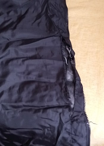 Diğer siyah kadin uzun sisme yelek