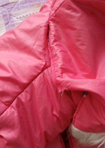 Kız Çocuk Pembe Fermuarlı Yelek - Görsel 6