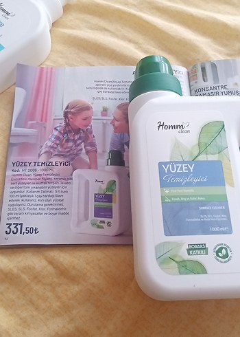  Beden Homm Clean Yüzey Temizleyici 1000ml