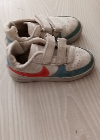 28 Beden Beyaz Erkek Çocuk Spor Ayakkabı Velcro