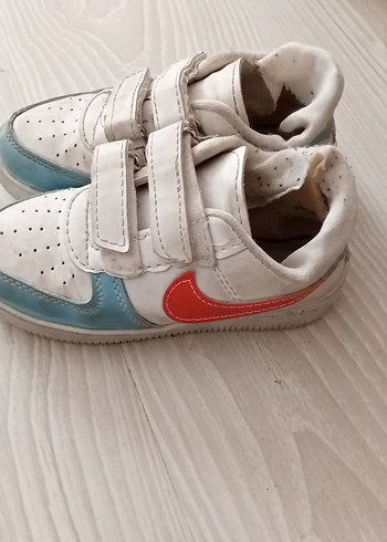 Beyaz Erkek Çocuk Spor Ayakkabı Velcro