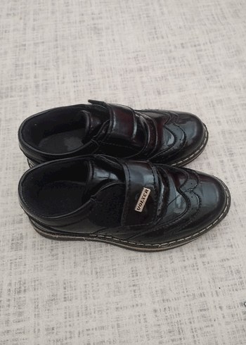 Siyah Erkek Çocuk Tokalı Kauçuk Ayakkabı - Görsel 2