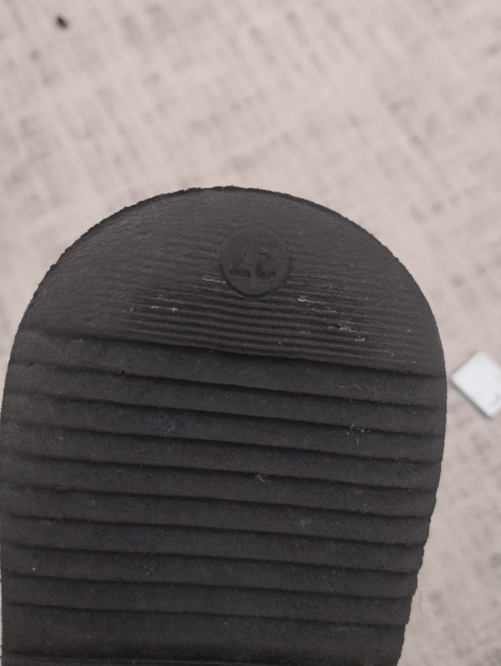 Siyah Erkek Çocuk Tokalı Kauçuk Ayakkabı - Görsel 4