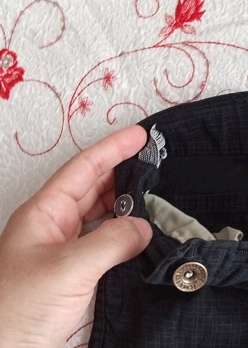 24-36 Ay Beden Erkek Çocuk Siyah Düz Kesim Pantolon