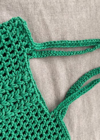 Bohem Çok Renkli Örgü Kadın Çanta - Görsel 3