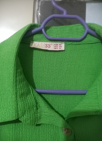 xxl Beden yeşil Renk Gömlek