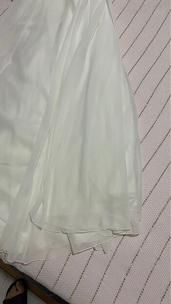 s Beden beyaz Renk Dış çekim elbisesi