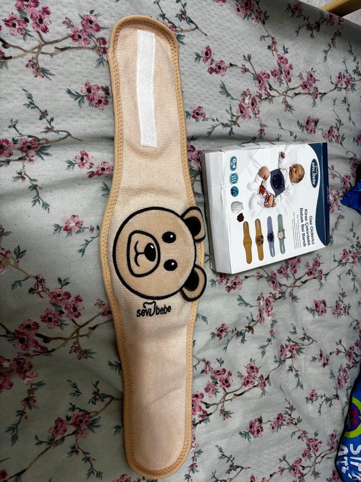 Sevibebe Kiraz Çekirdekli Bebek Bel Bandı - Görsel 3