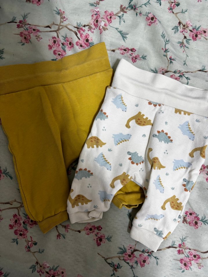 Sarı Erkek Çocuk Pamuklu Rahat Kesim Pantolon - Görsel 2