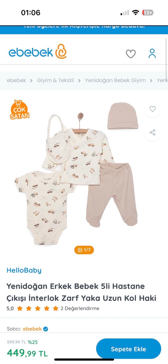 Bebek Erkek Hastane Çıkışı - Görsel 5