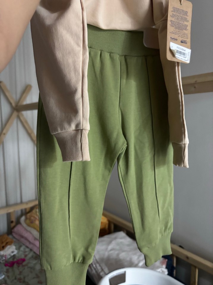 Erkek Bebek Yeşil Baskılı Sweatshirt - Görsel 5