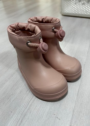 Kız Çocuk Pembe Lastik Botlar