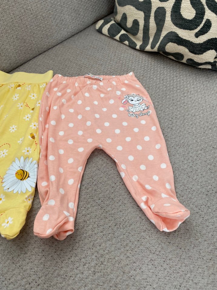 Kız bebek iki adet patikli pijama - Görsel 2